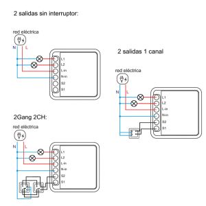INTERRUPTOR 2 SALIDAS SMART WIFI 16A TOTAL PRONEXT - Vista 3