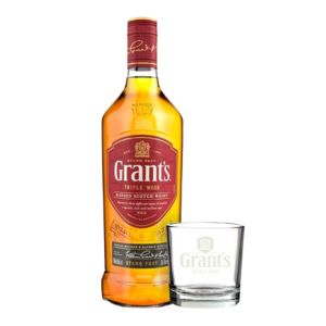 WHISKY GRANTS TRIPLE WOD 750 CC CON VASO - Vista 3