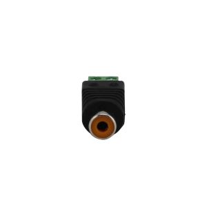 CONECTOR DE RCA HEMBRA A BORNERA - Vista 2