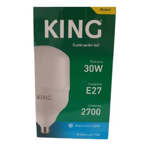 LAMPARA BULBON LED 28W E27 FRIO 6500K KING - Vista 1