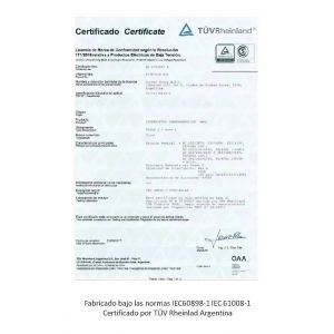 LLAVE TERMICA UNIPOLAR 1X6A 6KA CURVA C CHINT - Vista 8