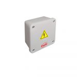 CAJA DE PASO ESTANCA IP65 EXTERIOR 90 X 90 X 55 MM GRIS