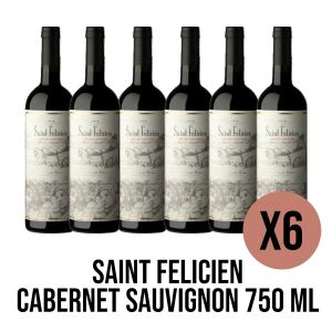 SAINT FELICIEN CABERNET SAUVIGNON 750 ML X 6 UNIDADES - Vista 1