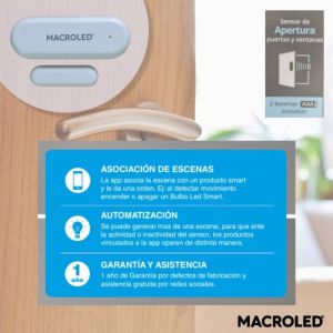 KIT ALARMA DOMICILIARIA INALAMBRICA PUERTA VENTANA WIFI - Vista 2