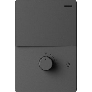 SET ARMADO 1 PUNTO Y DIMMER LED MILAN GRIS MACROLED