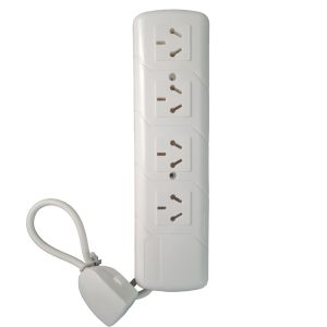 PROLONGADOR ZAPATILLA 4 TOMAS ESPECIAL C/CABLE 0.35 MTS EXULTT (OUTLET)