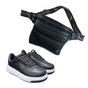 COMBO URBAN BLACK RIñO ALASKA + ZAPA URBANA CHINA NEGRO TALLE 38