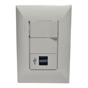 SET ARMADO LINEA DUNA MAS 1 USB DOBLE 2 A + 1 PUNTO EXULTT