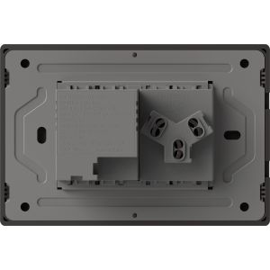 SET ARMADO TOMACORRIENTE Y 2 USB-C DE 20W MILAN NEGRO MACROLED - Vista 1