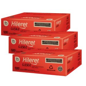 EDULCORANTE HILERET CLASICO 500 SOBRES X 3 UNIDADES