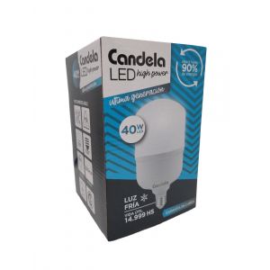 LAMPARA LED HIGH POWER 40W FRIA CANDELA - Vista 2