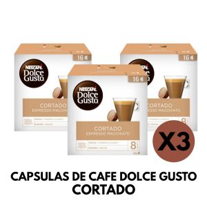 CAPSULAS DE CAFE DOLCE GUSTO CORTADO X 3 CAJAS - Vista 1