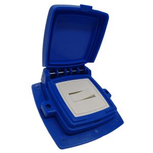 LLAVE 1 PUNTO CAPSULADO P/ EMBUTIR AZUL EXULTT - Vista 1