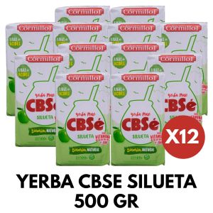 PAQUETE YERBA CBSE SILUETA 500 GR X 12 UNIDADES - Vista 1