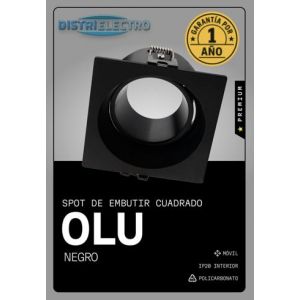 SPOT OLU GU10 PARA DICROICA NEGRO - Vista 3