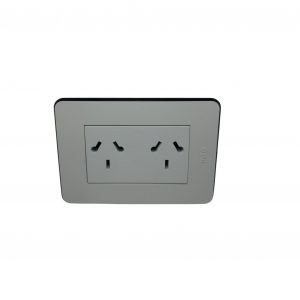 BASTIDOR JELUZ MITO COMPLETO TOMA DOBLE PUENTEADO ESPECIAL BL/NG