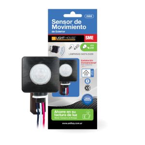 SENSOR DE MOV. EXTERIOR LIGHT HOUSE