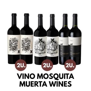 VINO MOSQUITA MUERTA WINES 2 SAPO + 2 CORDERO + 2 PERRO - Vista 1
