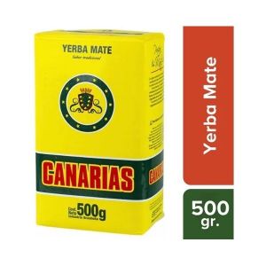 YERBA MATE CANARIAS 500 GR X 3 UNIDADES + EDULCORANTE HILERET MATE LIQUIDO 200 ML - Vista 1