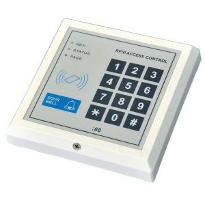 CONTROLADOR DE ACCESO LECTOR DE TARJETAS O CODIGO Y BOTON DE TIMBRE PRONEXT - Vista 1