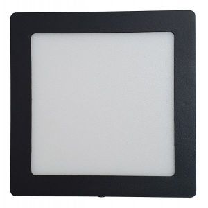 PANEL LED  APLICAR CUADRADO 12W NEGRO MACROLED - Vista 4