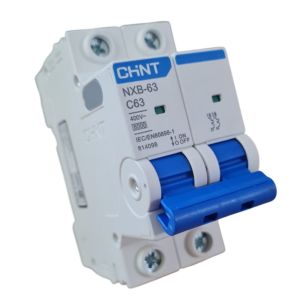 LLAVE TERMICA BIPOLAR 2X63A 6KA CURVA C CHINT - Vista 1