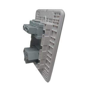 LLAVE LUZ PUNTO Y TOMA 10A ESPECIAL JELUZ MITO BL/BL - Vista 1