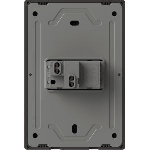 TIMBRE MILAN NEGRO MACROLED, AC 250V, 10A MAX. BASTIDOR METALICO - Vista 1