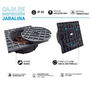 CAJA DE INSPECCIóN JABALINA 15X15 STAR BOX - Vista 1