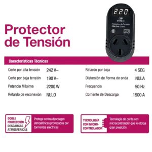 PROTECTOR EQ. ELECTRICOS C/VOLTíMETRO STAND BY - Vista 3