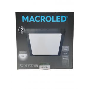 PANEL LED  APLICAR CUADRADO 24W NEGRO MACROLED - Vista 5