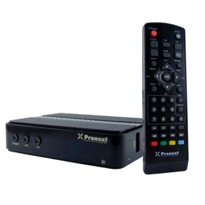 DECODIFICADOR / RECEPTOR PRONEXT XT55 DE TERRESTRE CON SEñAL DIGITAL NEGRO 220V - Vista 4