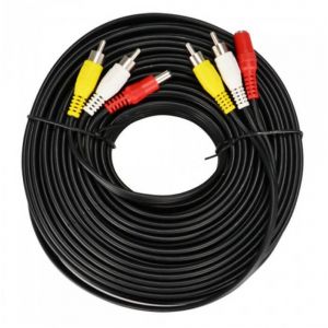 CABLE PARA CAMARAS RCA + BNC + ALIMENTACION 40 MTS CON AUDIO PRONEXT