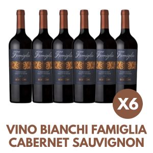 VINO BIANCHI FAMIGLIA CABERNET SAUVIGNON 750 ML X6 UNIDADES - Vista 1