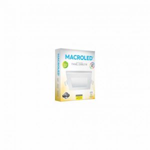 PANEL LED EMBUTIR CUADRADO 6W MACROLED - Vista 1