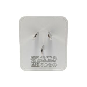 ENCHUFE TOMA INTELIGENTE SMART 10A ALEXA GOOGLE MACROLED BLANCO - Vista 2