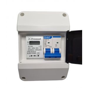 TABLERO + TERMICA 2X32 + MEDIDOR MONOFASICO CON RESET 65A WIFI WA 3000 PRONEXT