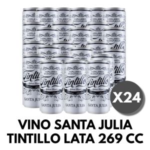 VINO SANTA JULIA TINTILLO LATA 269 CC X 24 UNIDADES - Vista 1