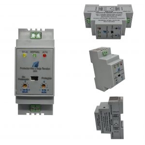 PROTECTOR DE ALTA Y BAJA TENSION PARA RIEL DIN 25A - Vista 1